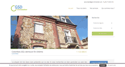Desktop Screenshot of gsd-immobilier.com